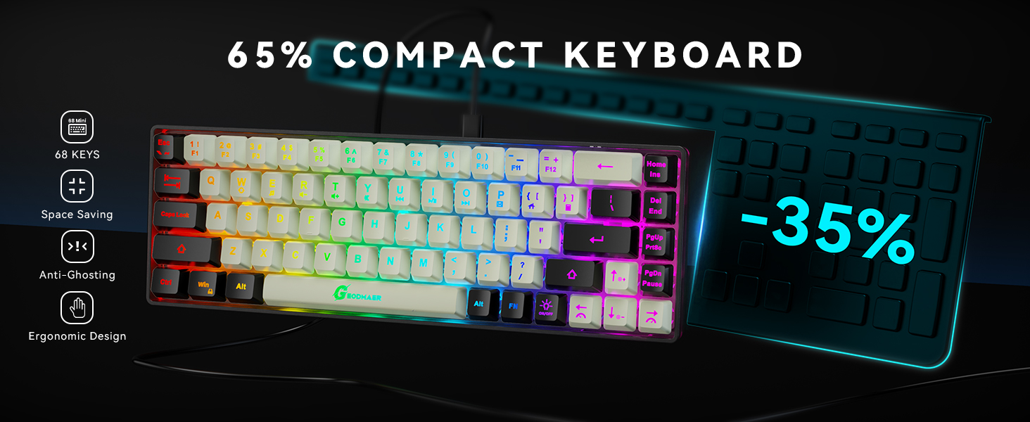 wired gaming keyboard