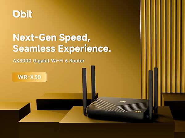 AX3000 Gigabit Dual Band WiFi 6 Router