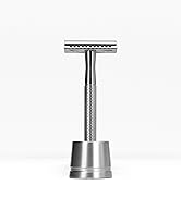 the razor is made of stainless steel.