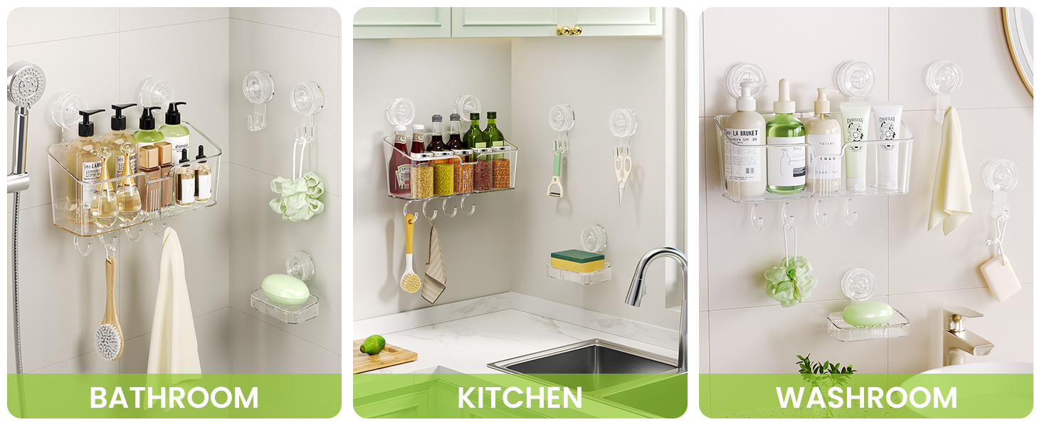LUXEAR Shower Caddy Suction Cup