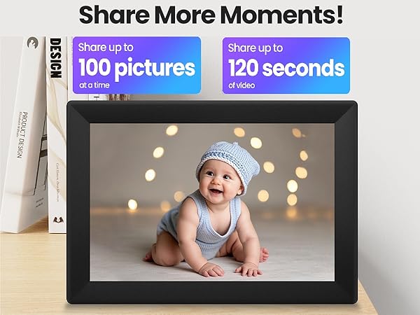 Uhale 10.1inch Digital Picture Frame WiFi Smart Touch Screen Digital Photo Frame