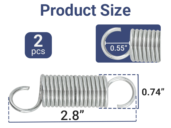 Replacement Recliner Mechanism Tension Spring 2?7/8&amp;#34;