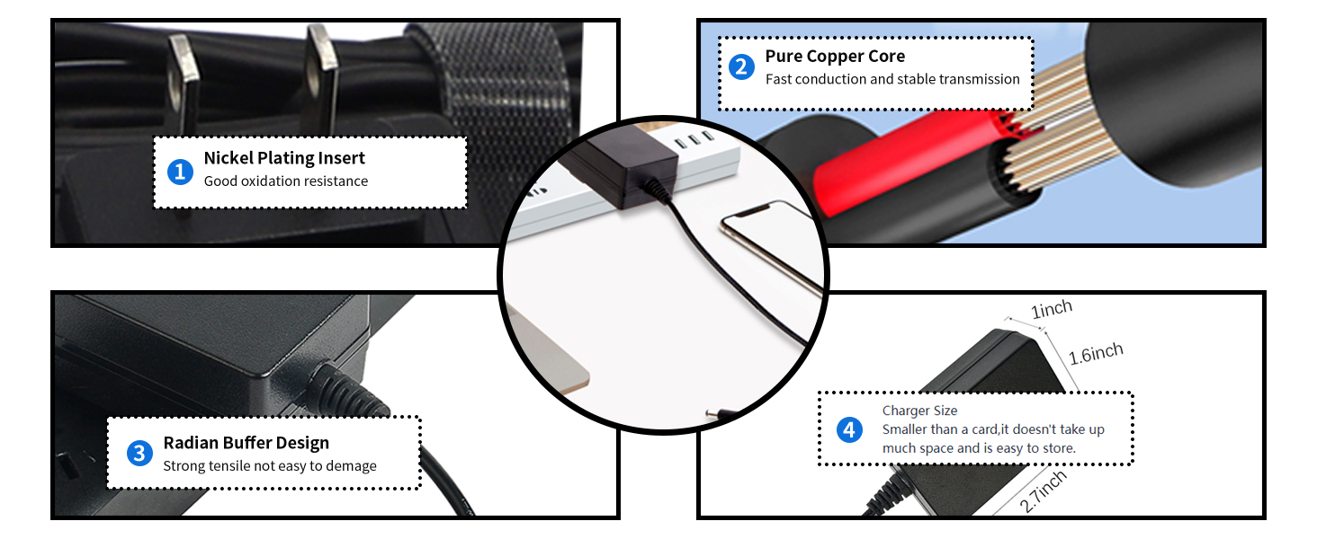 15V 1.5A Power Supply AC DC Adapter