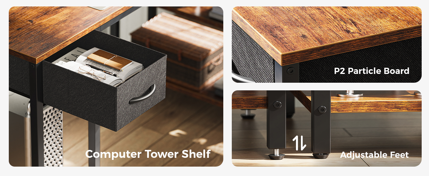 desk with drawers