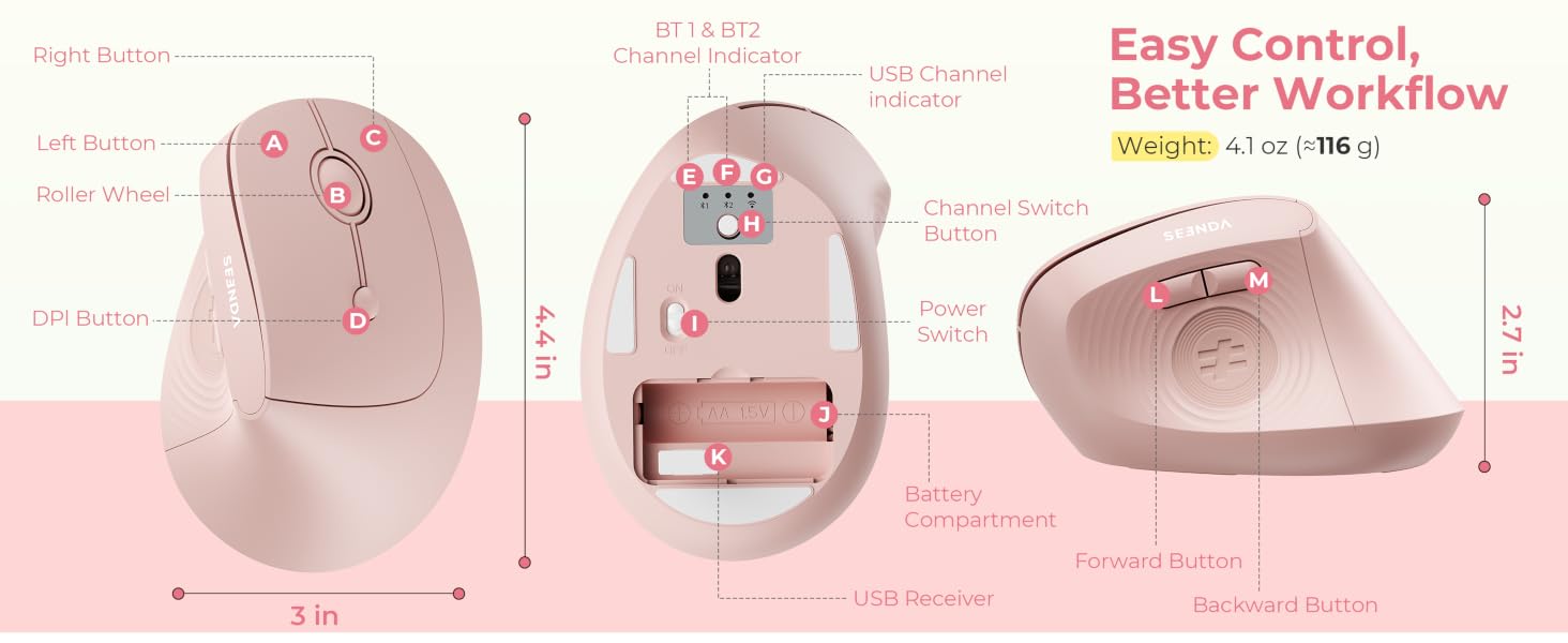 wireless mouse ergonomic