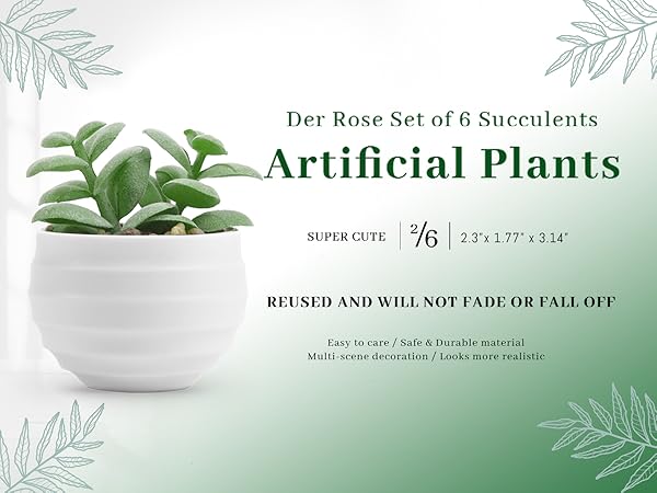 Succulents Plants Artificial in Pots