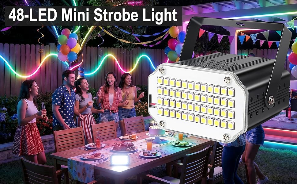 48-LED Mini Strobe Light