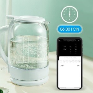 Set the schedule through the smart life app, plan your home in advance