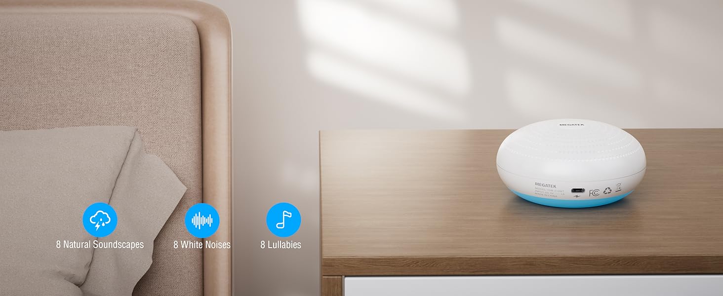 Sleep Sound Machine with soothing sounds