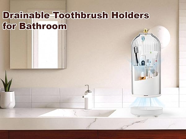 dusf proof toothbrush holders for bathroom