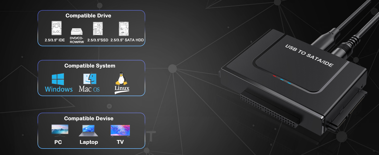 USB TO IDE SATA Adapter