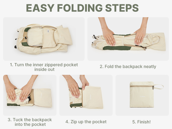 foldable backpack