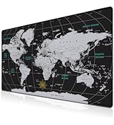 Samgula Office Desk Pad Black and White, XXL Mouse Pad Men¡¯s Office Accessories Big Mouse Pads, ...