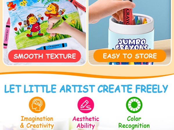 Crayons for Kids Ages 4-8