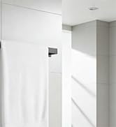 Bexarion 5 Pieces Matte Black Bathroom Hardware Accessories Set, 23.6 Inch Stainless Steel Towel ...