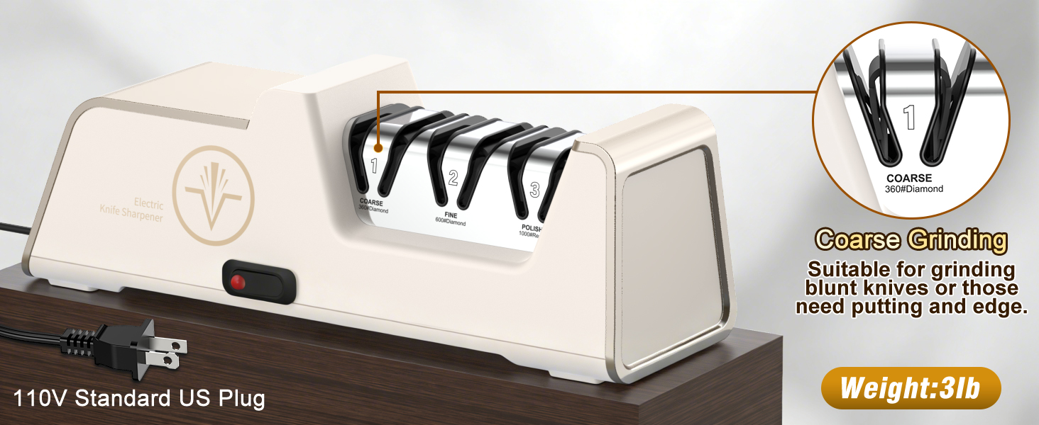 Electric knife sharpener