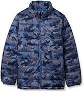 Essentials Boys and Toddlers' Lightweight Water-Resistant Packable Puffer Jacket
