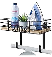 TJ.MOREE Ironing Board Hanger Wall Mount - Laundry Room Decor Iron and Ironing Board Holder with ...