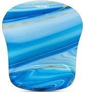 TECKNET Mouse Pad with Wrist Support, Ergonomic Gaming Mouse Pad Pain Relief, Portable Comfortabl...