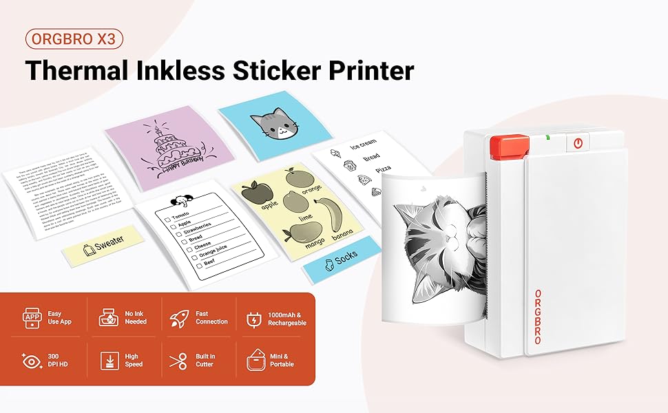  Sticker Printer