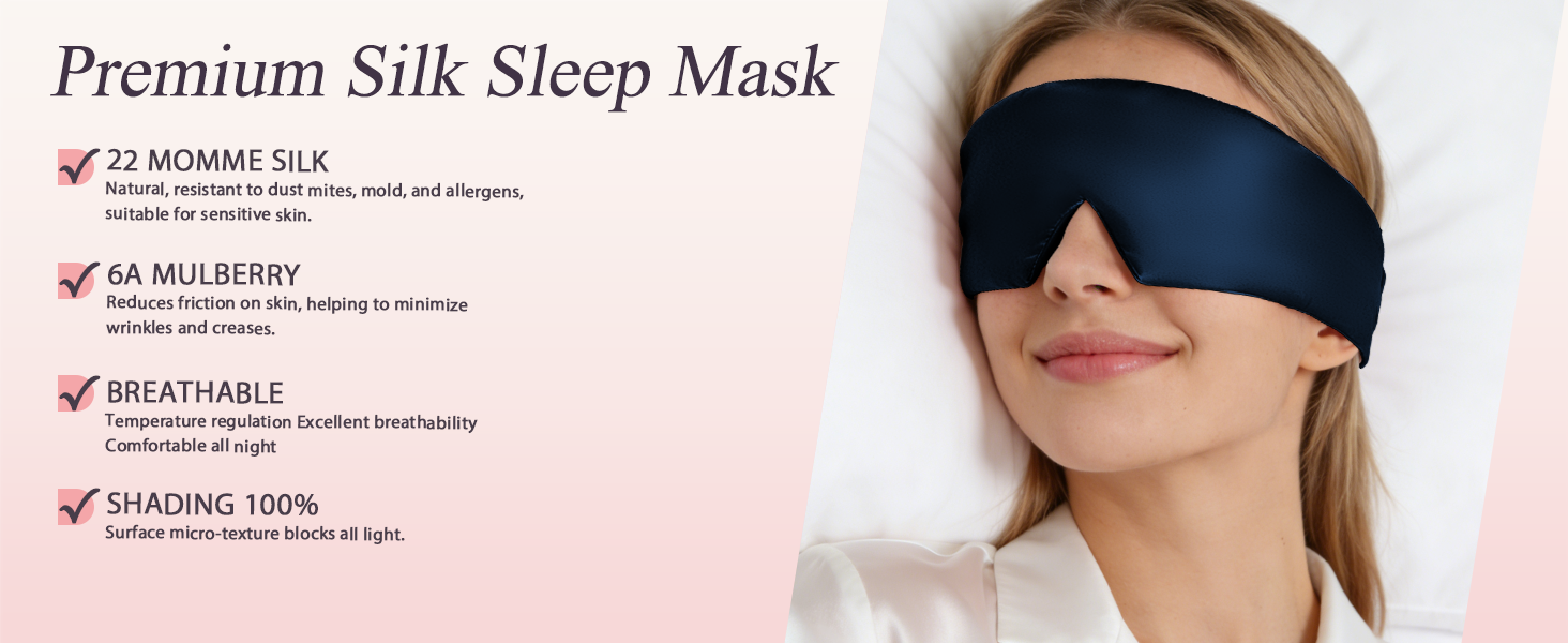 silk eye mask for sleeping