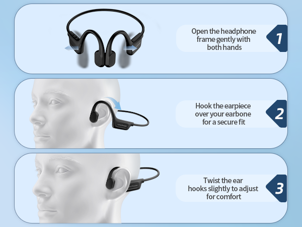 Open Ear Bone Conduction Headphones