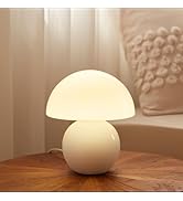 Dawnwake Mushroom Lamp Small Lamp, Table Bedside Nightstand Lamp for Bedroom, Cute Mini Modern La...