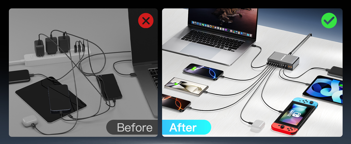usb c charging station