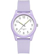 Pink Women's Watches Ladies Wrist Watch 5ATM Waterproof Minimalist Simple Design Luminous Analog ...