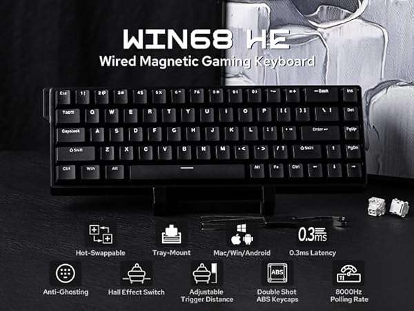 magnetic gaming keyboard