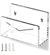 FUCDTEFC Acrylic Mail Holder, Mail Organizer Wall Mounted Clear File Letter Organizer, Vertical E...