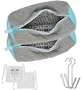 Shoes Washing Machine Bag(2 Pack),Reusable Laundry Bag for Washing Machine,Include Dry Net Bag an...