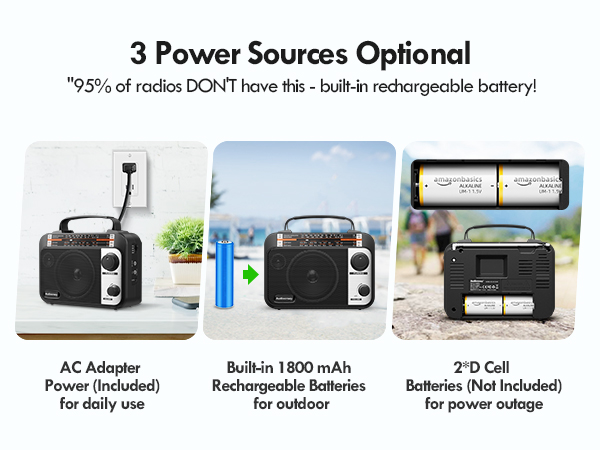 transistor radio battery operated