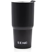 UDMG Ceramic Double Wall Insulated Travel Coffee Cup with Slider Lid &amp; Silicone Boot, 16 fl.oz Gr...