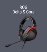 ASUS ROG Delta S Core Wired 3.5mm Gaming Headset with Mic – Virtual 7.1 Surround Sound