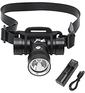 BORUIT B14 Rechargeable Diving Headlamp Flashlight IPX8 Waterproof Head Lamp Super Bright 1000 Lu...