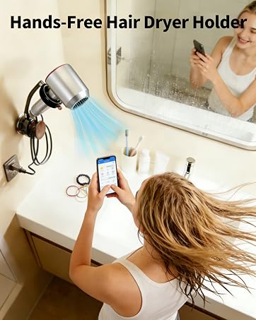 Hands-Free Hair Dryer Holder