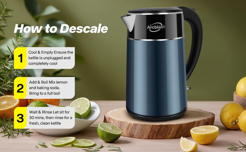 electric teapot with auto shut off