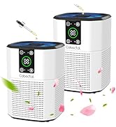 2 Pack Air Purifier for Home Bedroom, Cobectal Room Air Cleaner with H13 True HEPA 3-in-1 Filter,...
