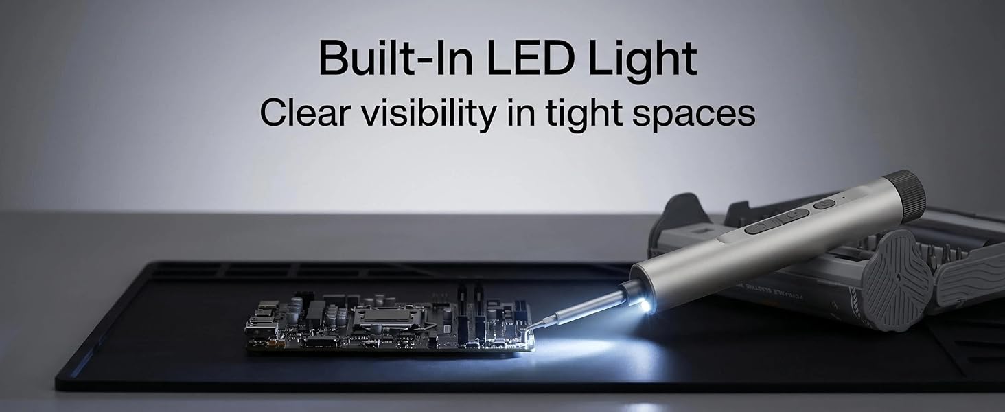 Mini Electric Screwdriver light