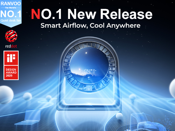 USB Desk Fan Portable Quiet Small Fans Table Personal Box Bedroom Office Desktop Room Dorm Travel