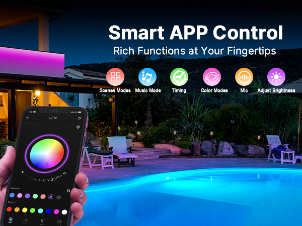 use with permanent outdoor lights