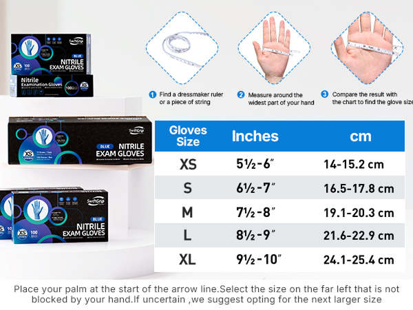Disposable Nitrile Exam Gloves