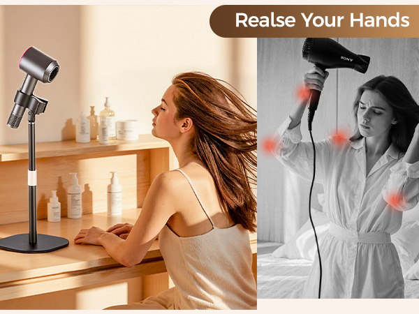 hair dryer holder