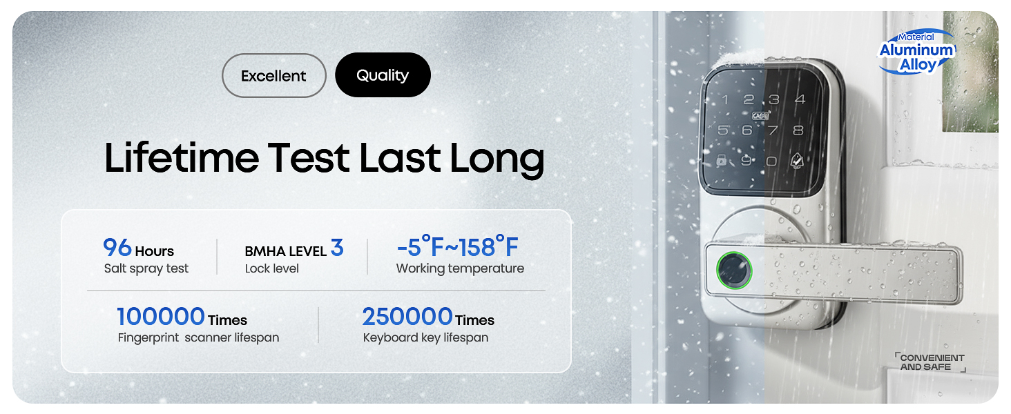 Smart Door Lock with Handle