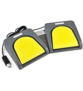 iKKEGOL USB Double 2 Foot Switch Control Pedal Video Game Customized PC Keyboard Multimedia Key F...