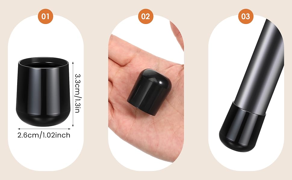 folding chair leg caps