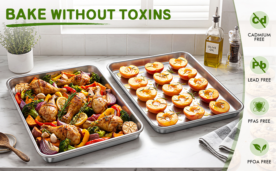 Stainless Steel Cookie Sheets