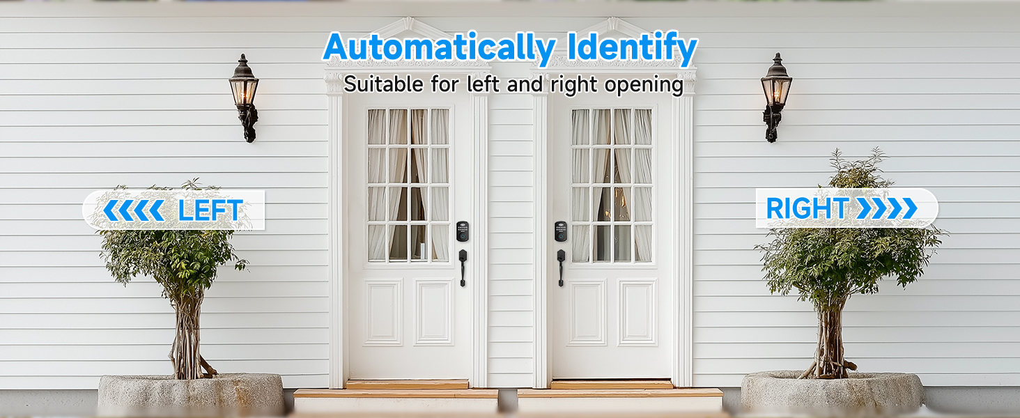 left and right-handed doors