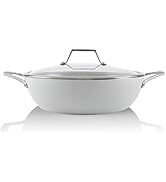 TECHEF - CeraTerra, 5 Qt / 12-in Ceramic Nonstick All Purpose Chef Pan with Cover, (PTFE and PFOA...